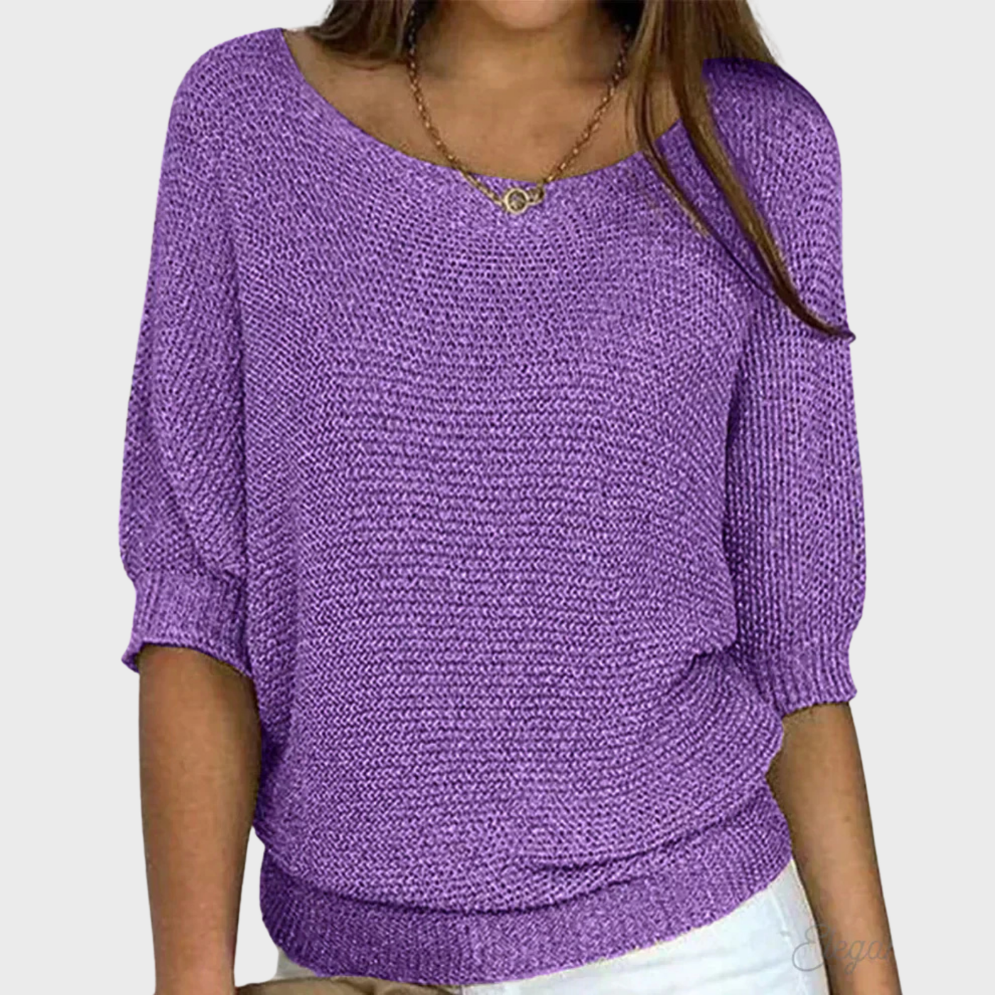 Natalie – Cozy Sweater with Round Neck