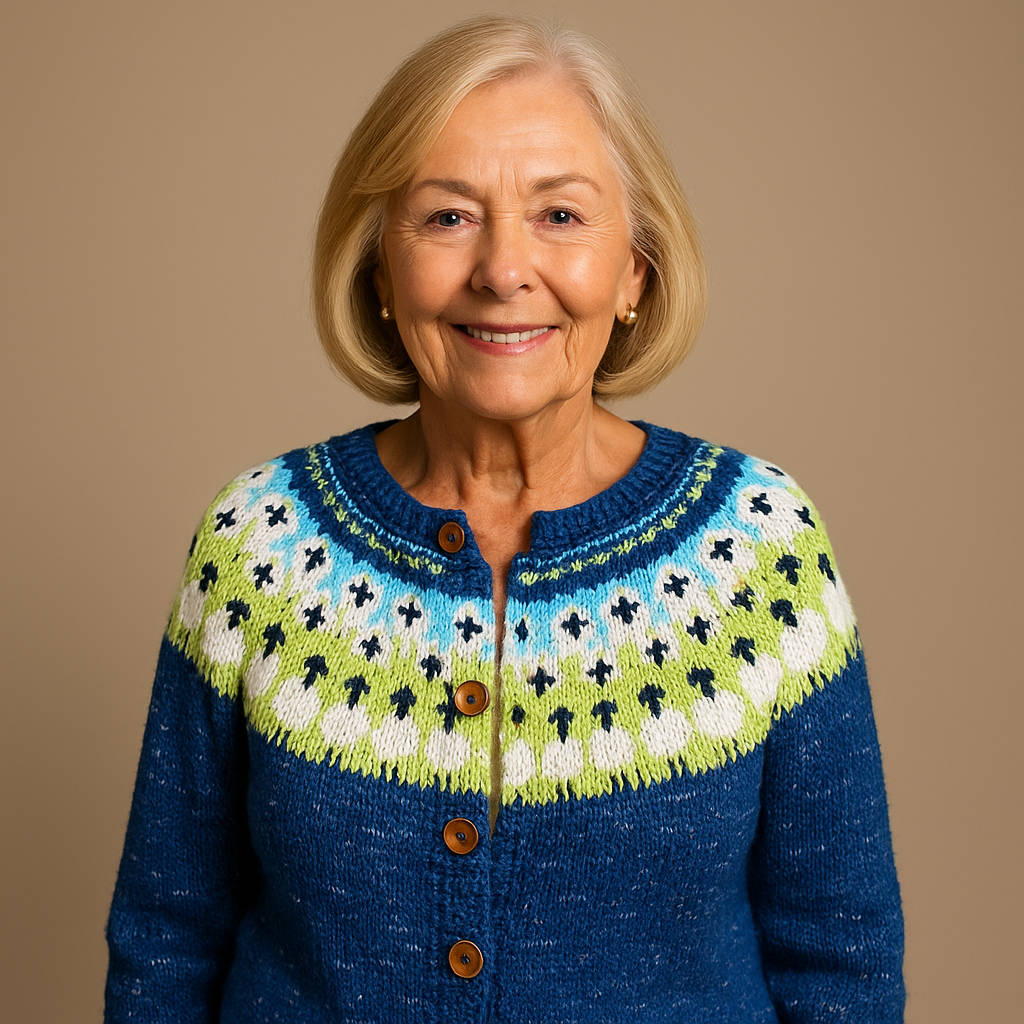 ZIVRA - Classic Icelandic Wool Cardigan