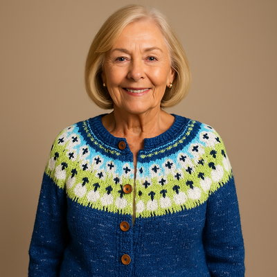 ZIVRA - Classic Icelandic Wool Cardigan