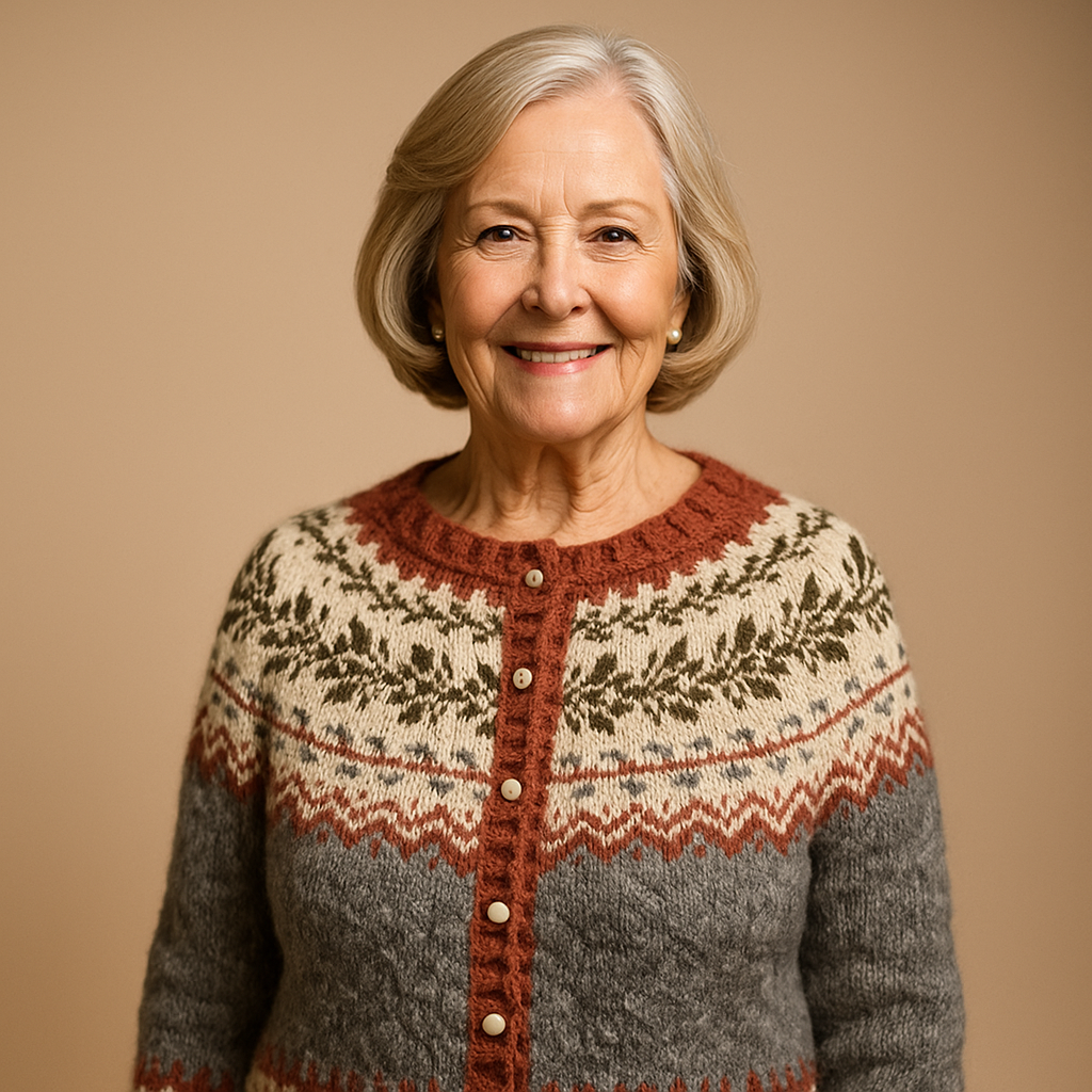 ZIVRA - Classic Icelandic Wool Cardigan