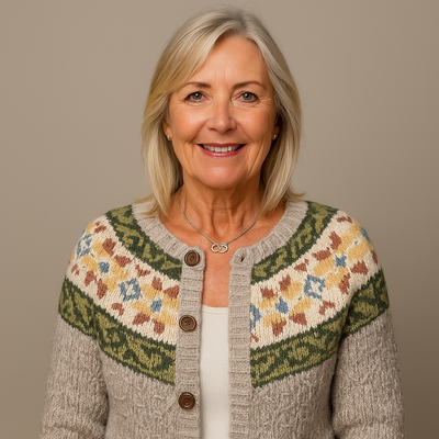 ZIVRA - Inspired Vintage Icelandic Wool Cardigan