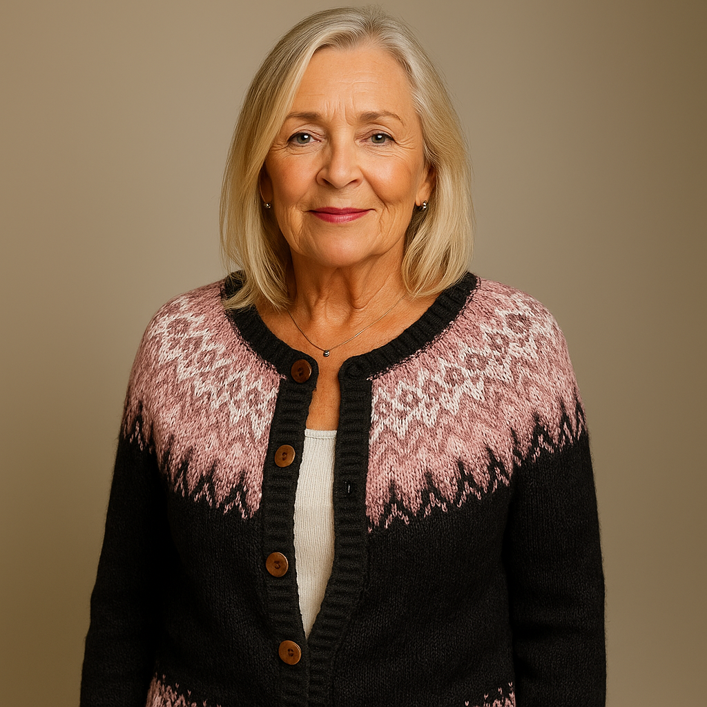 ZIVRA - Classic Icelandic Wool Vintage Cardigan