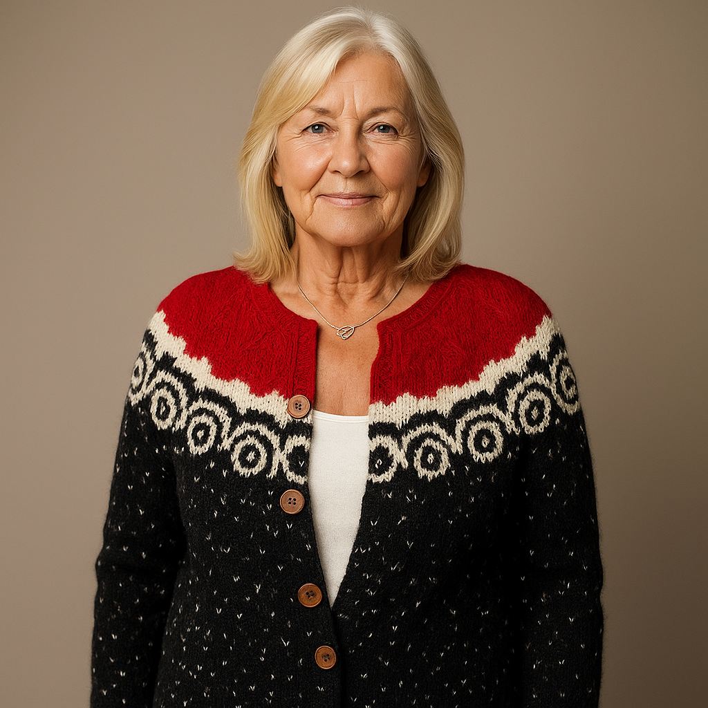 ZIVRA - Classic Icelandic Wool Cardigan