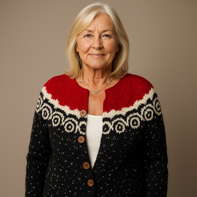 ZIVRA - Classic Icelandic Wool Cardigan
