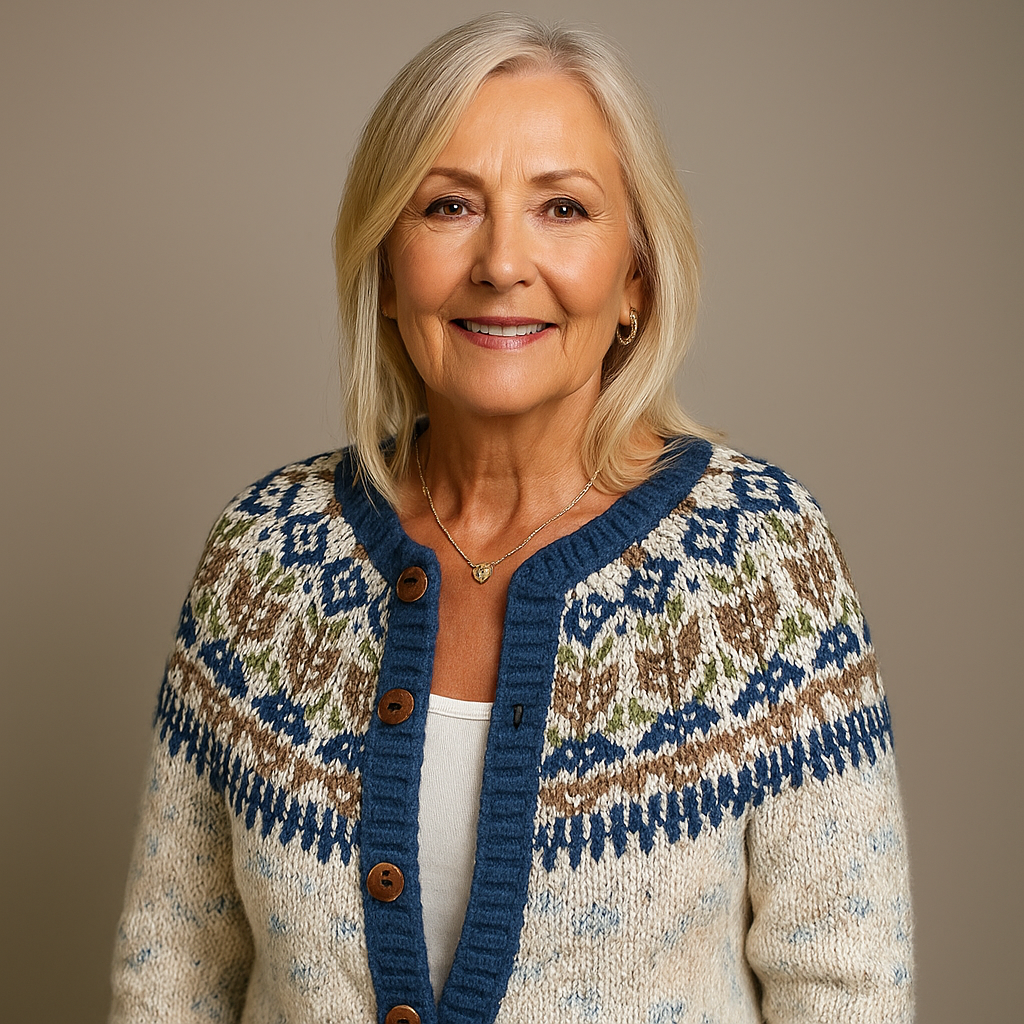ZIVRA  - Classic Icelandic Wool Cardigan