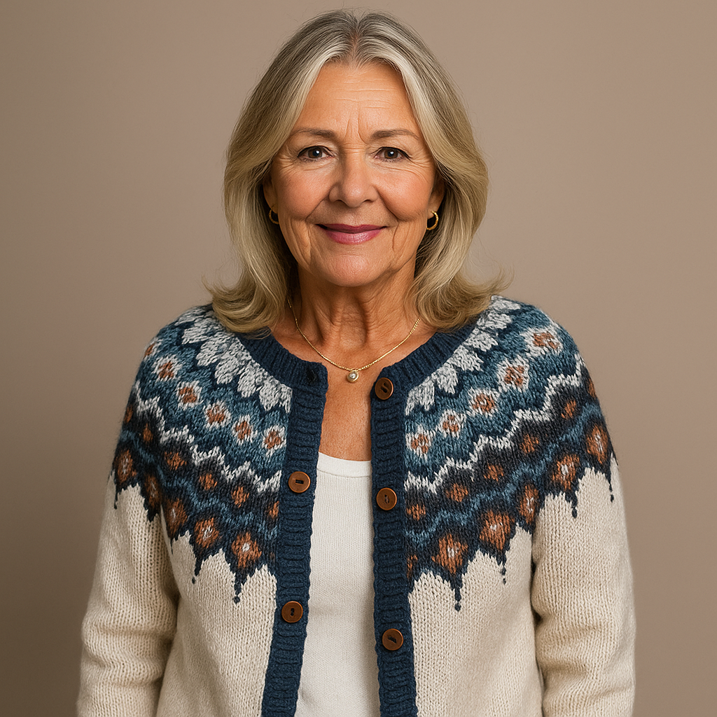 ZIVRA  - Classic Icelandic Wool Cardigan