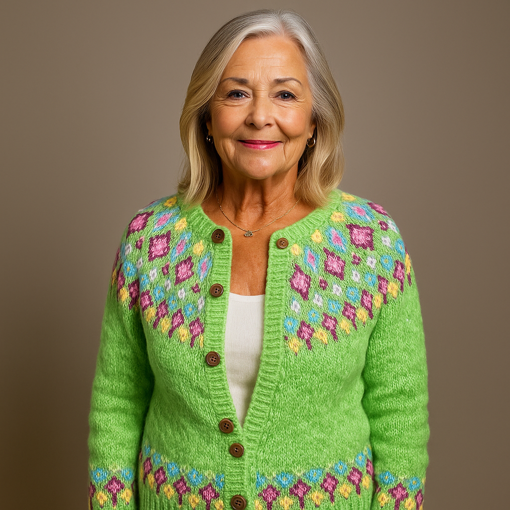 ZIVRA  - Classic Icelandic Wool Cardigan