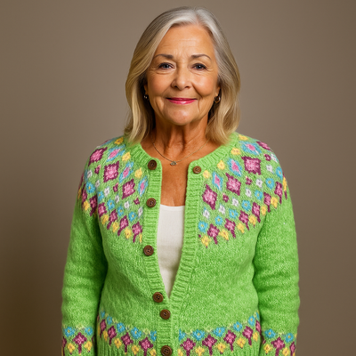 ZIVRA  - Classic Icelandic Wool Cardigan