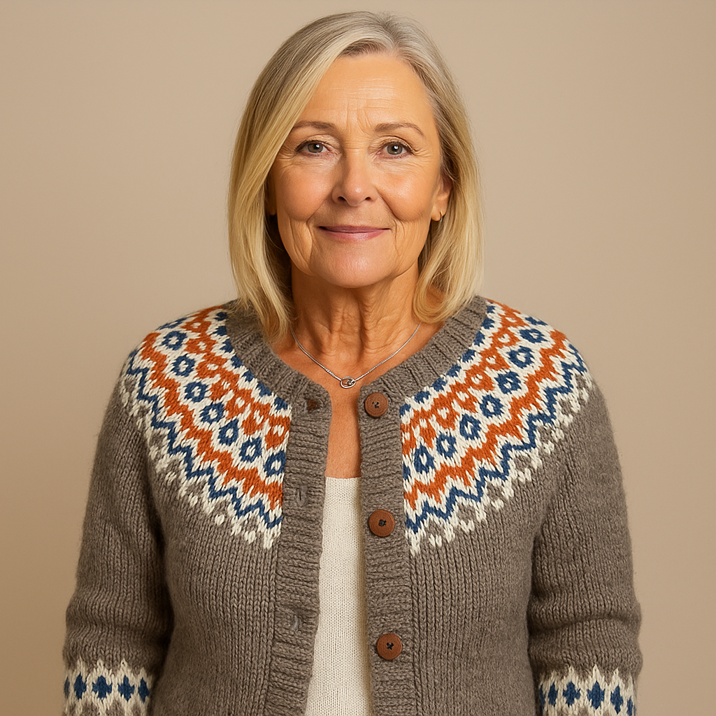 ZIVRA  - Classic Icelandic Wool Cardigan