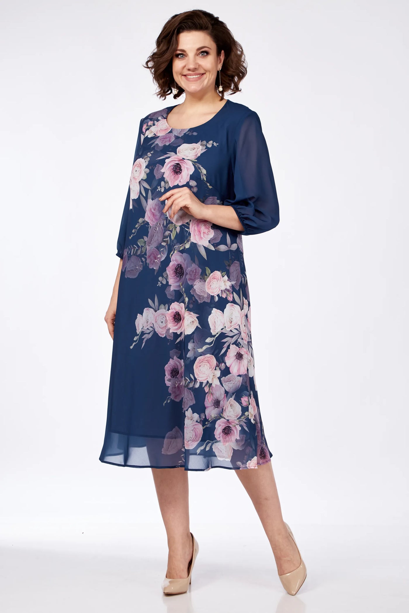 Allison | Elegant Floral Dress