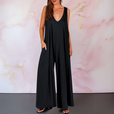 Grace™ | Wide-Leg Sleeveless Jumpsuit