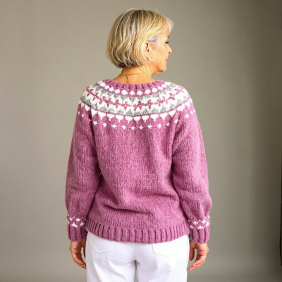 ZIVRA - Retro Icelandic Wool Cardigan