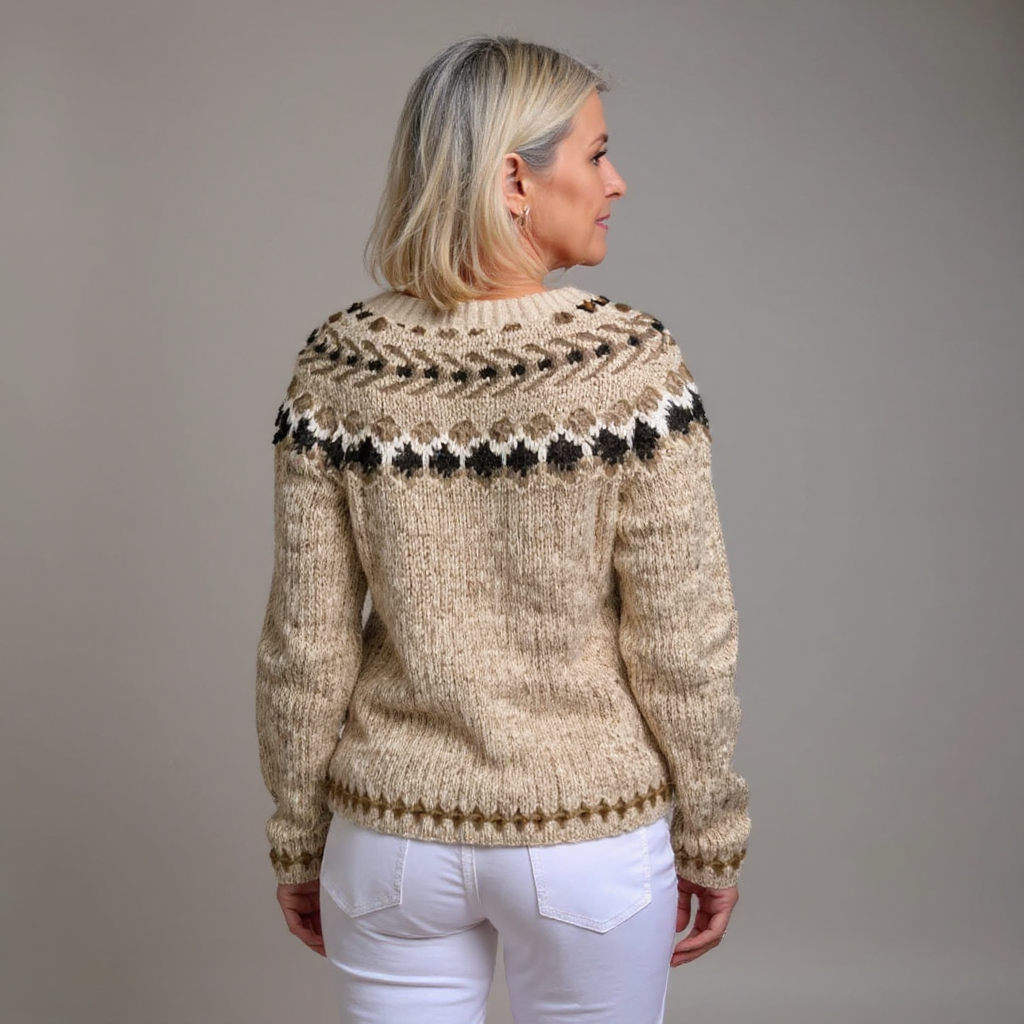 ZIVRA  - Classic Icelandic Wool Cardigan