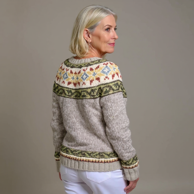 ZIVRA - Inspired Vintage Icelandic Wool Cardigan