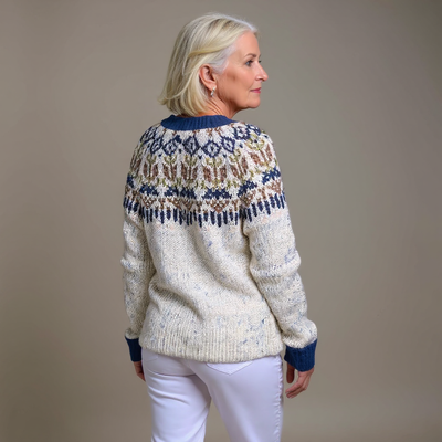 ZIVRA  - Classic Icelandic Wool Cardigan