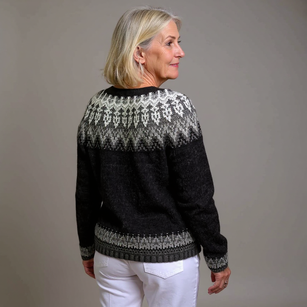 ZIVRA  - Classic Icelandic Wool Cardigan