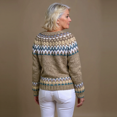 ZIVRA  - Classic Icelandic Wool Cardigan
