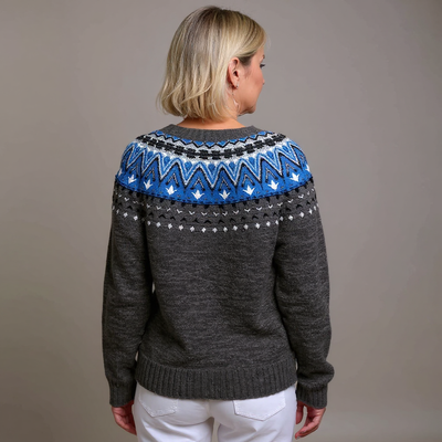 ZIVRA  - Retro Icelandic Wool Cardigan