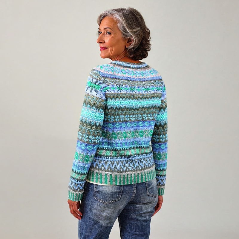 Zivra  - Classic Icelandic Wool Knit Sweater