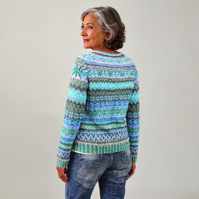 Zivra  - Classic Icelandic Wool Knit Sweater
