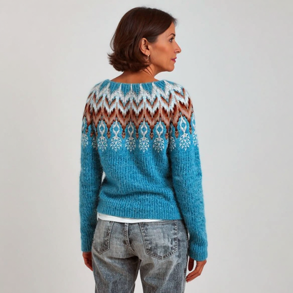 Zivra - Classic Icelandic Wool Knit Sweater