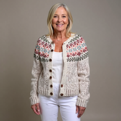 ZIVRA - Classic Icelandic Wool Cardigan