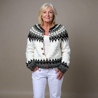ZIVRA - Classic Icelandic Wool Cardigan