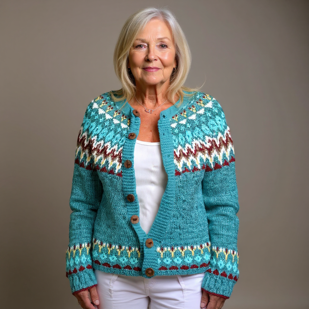ZIVRA - Classic Icelandic Wool Cardigan