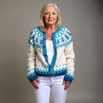 ZIVRA - Classic Icelandic Wool Cardigan