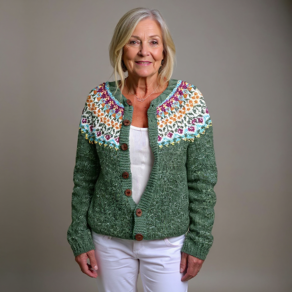ZIVRA  - Classic Icelandic Wool Vintage Cardigan