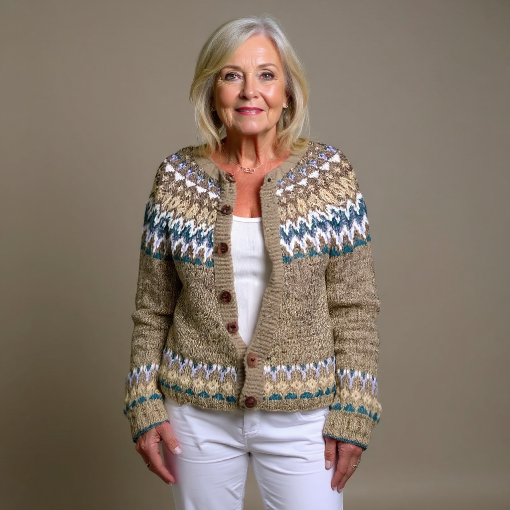 ZIVRA  - Classic Icelandic Wool Cardigan