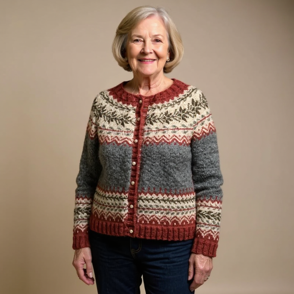 ZIVRA - Classic Icelandic Wool Cardigan