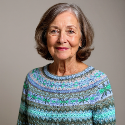 Zivra  - Classic Icelandic Wool Knit Sweater