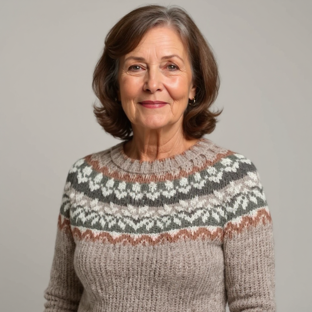 Zivra - Classic Icelandic Wool Knit Sweater
