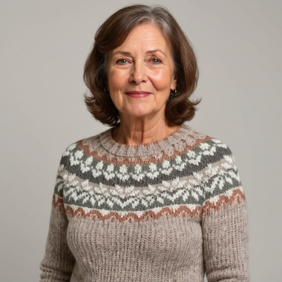 Zivra - Classic Icelandic Wool Knit Sweater
