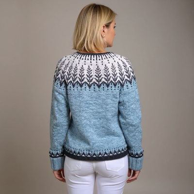 ZIVRA - Retro Icelandic Wool Cardigan